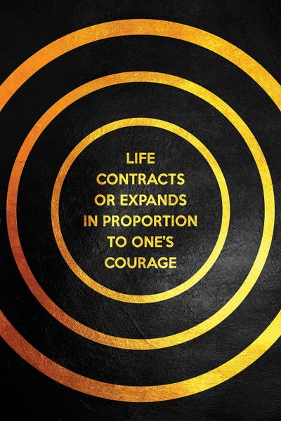 Courage Proportion by Adrian Baldovino metal wall art