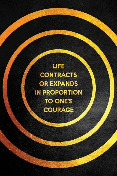 Courage Proportion by Adrian Baldovino wall art