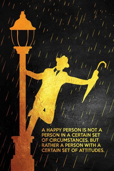 Minimalist Quotes: Happy Attitude by Adrian Baldovino