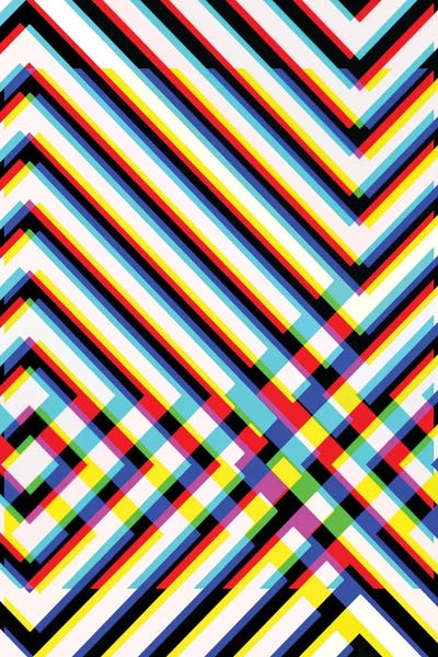 Psychedelic: Black & White Blur II by Andrew M Barlow