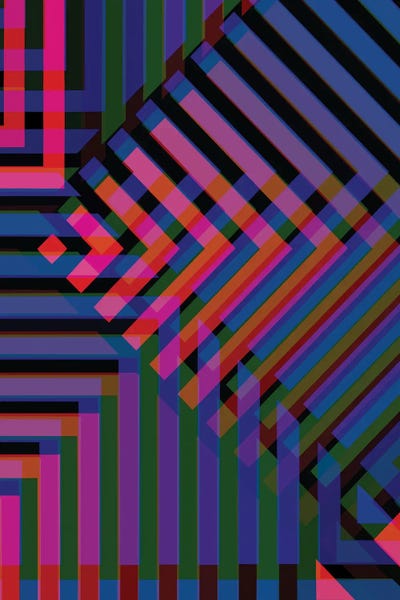 Neon Blur by Andrew M Barlow acrylic art print