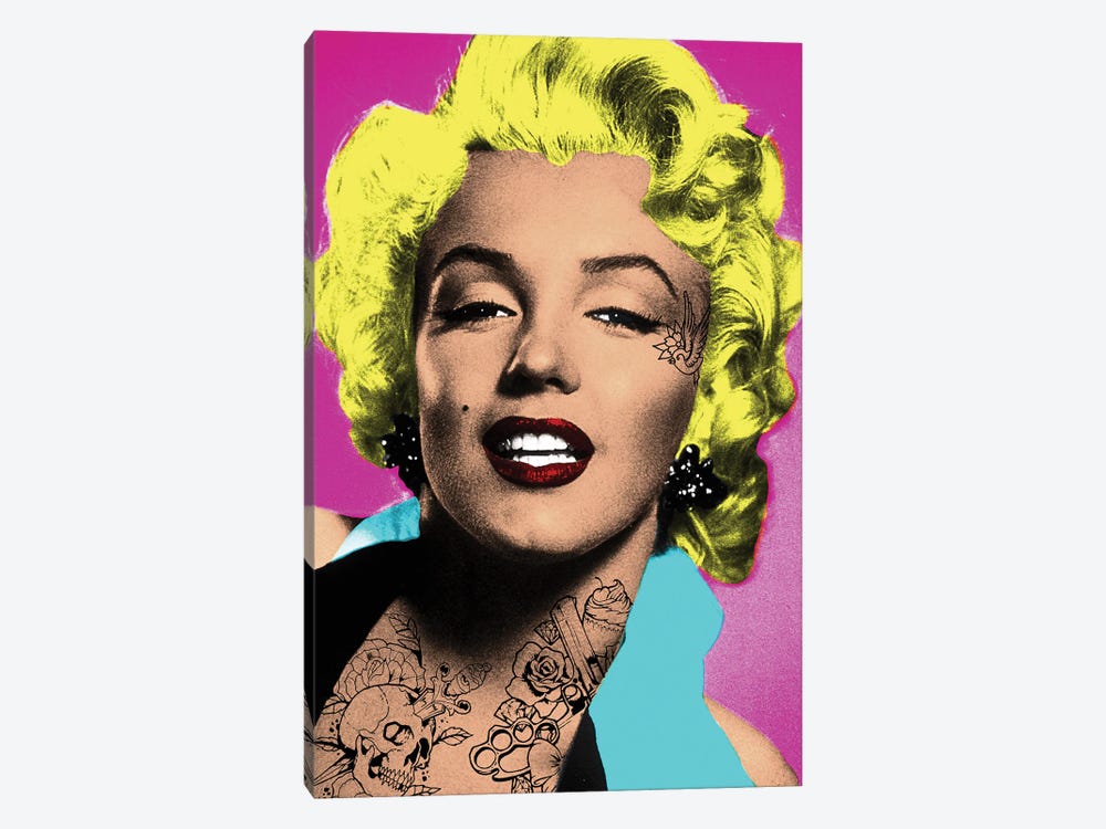 Tattooed Marilyn 1-piece Art Print