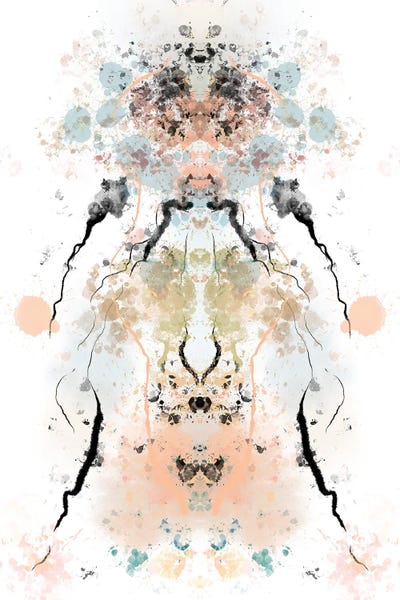 Ink Blot Khaki by Andrew M Barlow acrylic art print