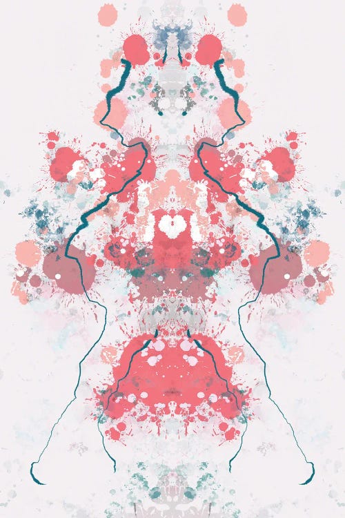 Ink Blot Rose by Andrew M Barlow wall art