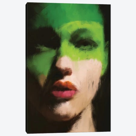 Green Girl II Canvas Print #ABW44} by Andrew M Barlow Canvas Art