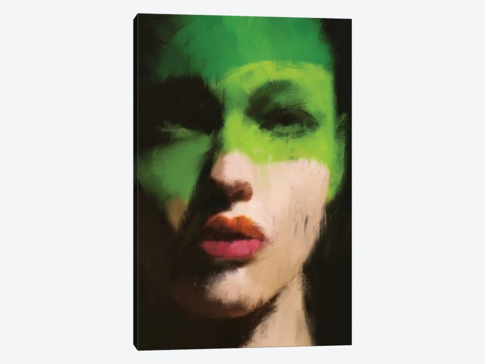 Green Girl II by Andrew M Barlow 1-piece Canvas Wall Art