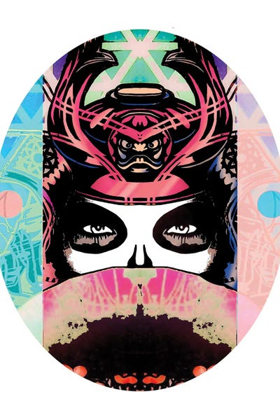 Samurai Geisha Girl II by Andrew M Barlow canvas print