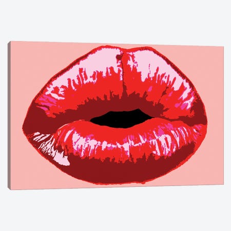Blowing Kisses Canvas Print #ABW53} by Andrew M Barlow Canvas Artwork