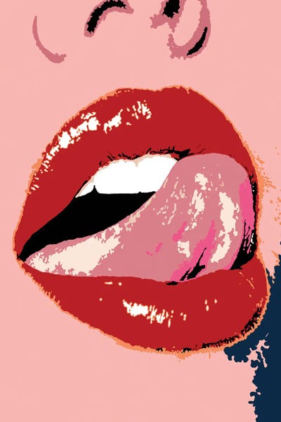 Art With Attitude: Lick Lips by Andrew M Barlow