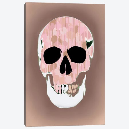 Splatter Skull II Canvas Print #ABW56} by Andrew M Barlow Canvas Print