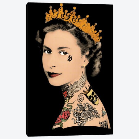 Lizzy The 2nd Canvas Print #ABW62} by Andrew M Barlow Art Print