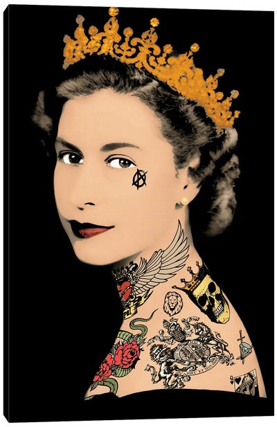 Lizzy The 2nd Canvas Art Print - Andrew M Barlow