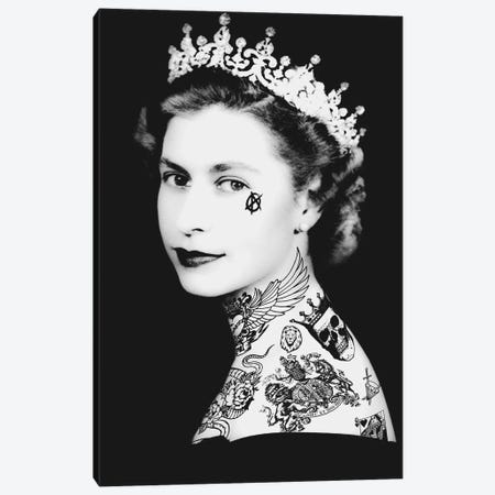 Lizzy The 2nd B&W Canvas Print #ABW64} by Andrew M Barlow Canvas Art