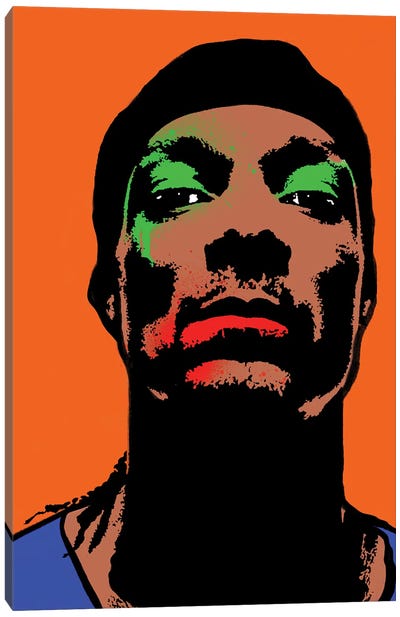 Snoopdog Pop Art Canvas Art Print - Snoop Dogg