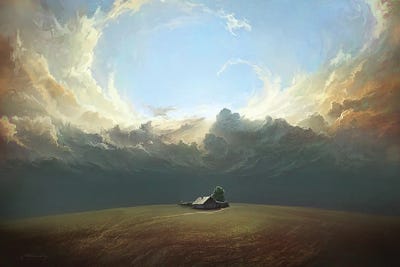At World's End by Artem Rhads Chebokha framed canvas print