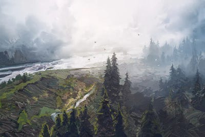 Foggy Forest by Artem Rhads Chebokha canvas print