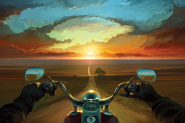 Motorcycles: Land Of The Winds by Artem Rhads Chebokha