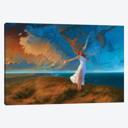 Learning To Fly Canvas Print #ACB20} by Artem Rhads Chebokha Art Print