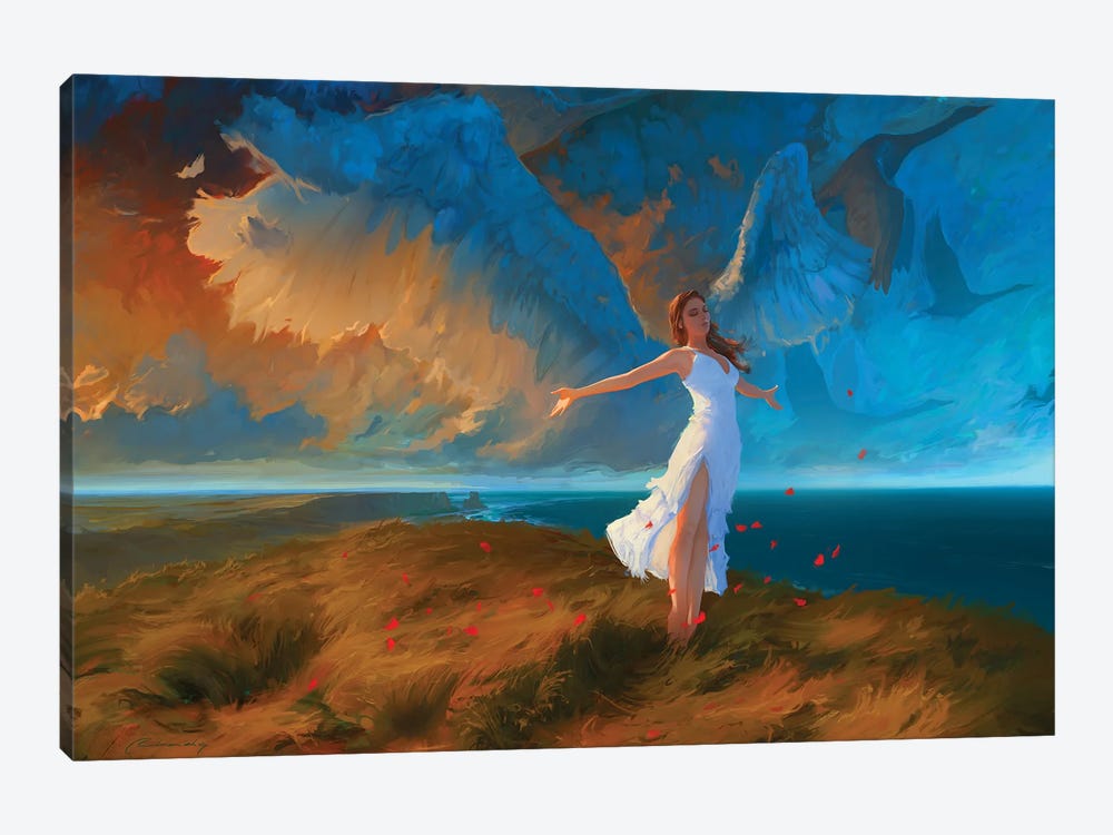 Learning To Fly by Artem Rhads Chebokha 1-piece Canvas Print