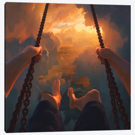 View From Above Canvas Print #ACB29} by Artem Rhads Chebokha Art Print