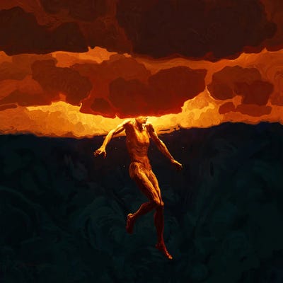 Above The Abyss by Artem Rhads Chebokha canvas print