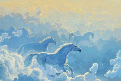 Gallop by Artem Rhads Chebokha framed canvas print