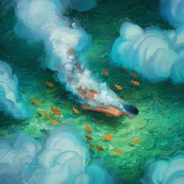 Calm Beneath The Surface: Dive With Me by Artem Rhads Chebokha