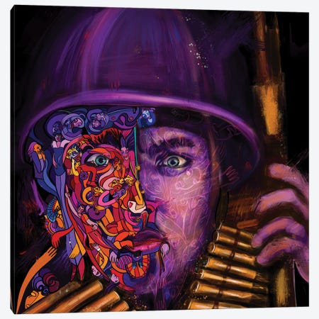 Soldier Canvas Print #ACC10} by Antonio Cotecchia Cotè Canvas Print