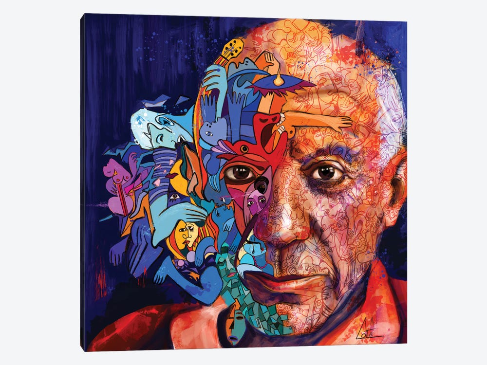 Picasso by Antonio Cotecchia Cotè 1-piece Art Print