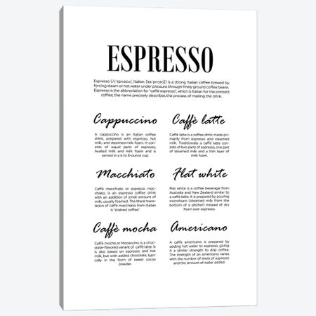 Espresso Canvas Print #ACE102} by Alchera Design Posters Canvas Art Print