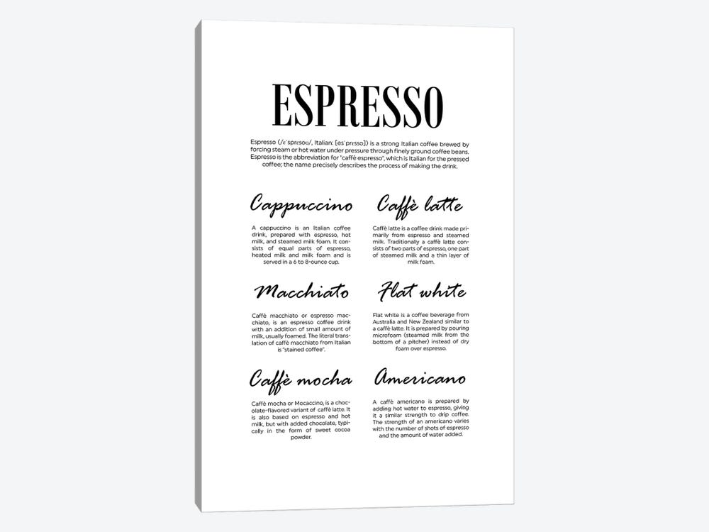 Espresso by Alchera Design Posters 1-piece Canvas Art