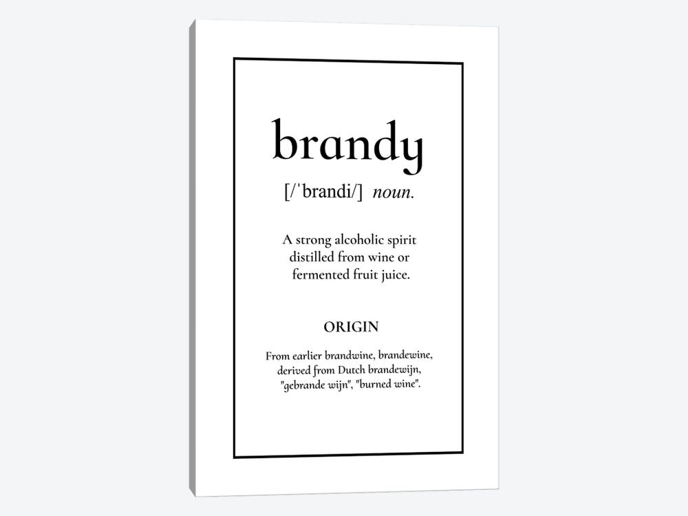 Brandy Definition by Alchera Design Posters 1-piece Canvas Artwork