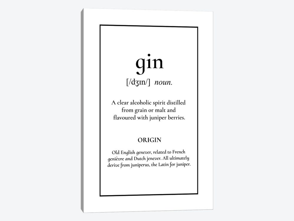 Gin Definition by Alchera Design Posters 1-piece Art Print