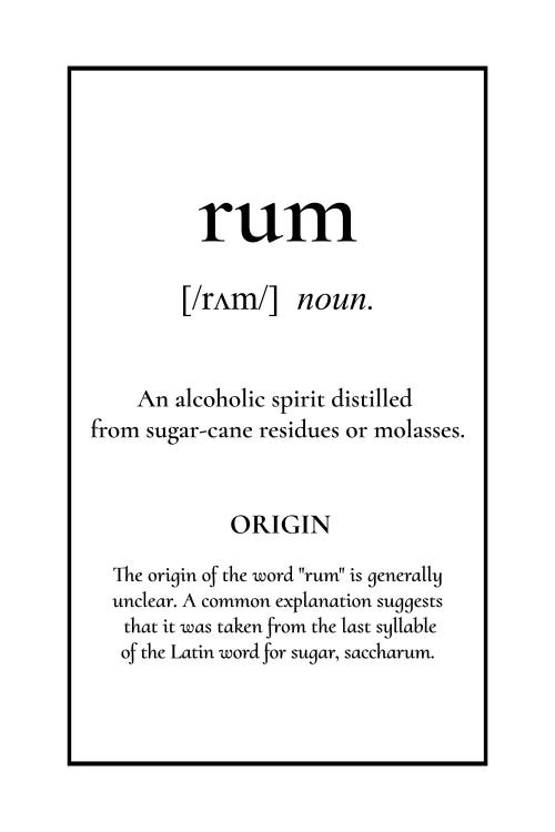 Rum Definition