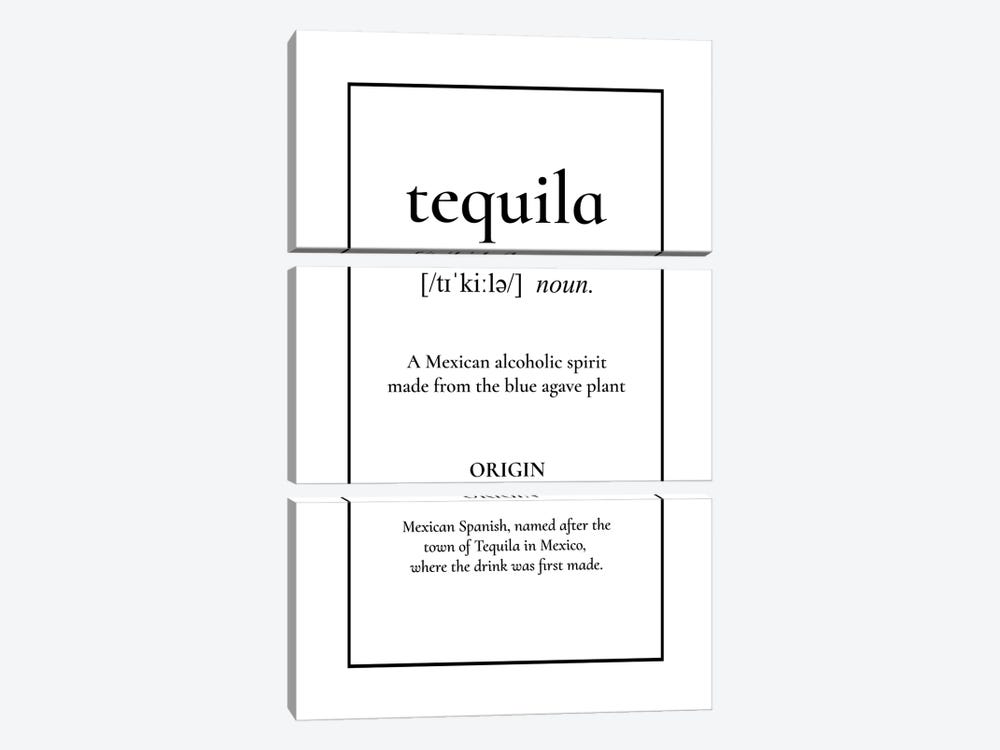 Tequila Definition by Alchera Design Posters 3-piece Canvas Print