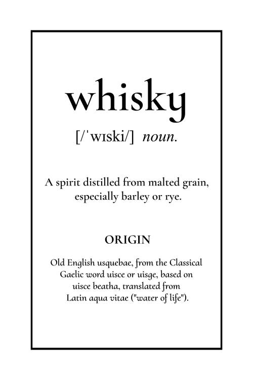 Whiskey Definition