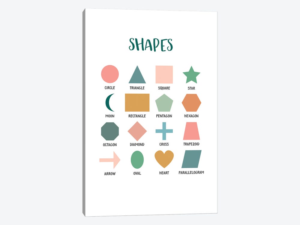 Basic Shapes by Alchera Design Posters 1-piece Art Print