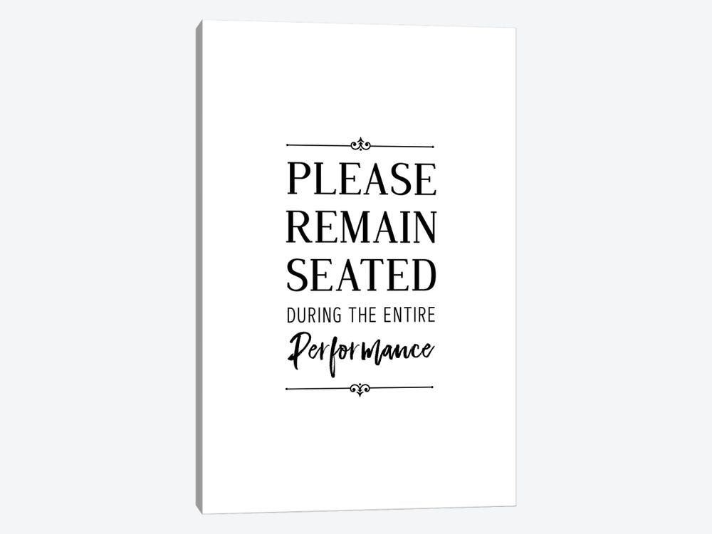 Please Remain Seated by Alchera Design Posters 1-piece Canvas Art