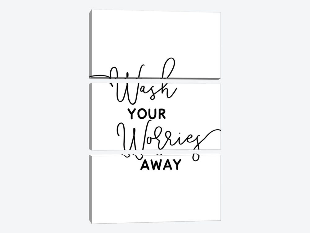 Wash Your Worries Away by Alchera Design Posters 3-piece Art Print