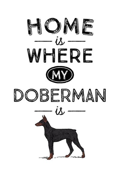 Doberman Pinschers: Doberman by Alchera Design Posters