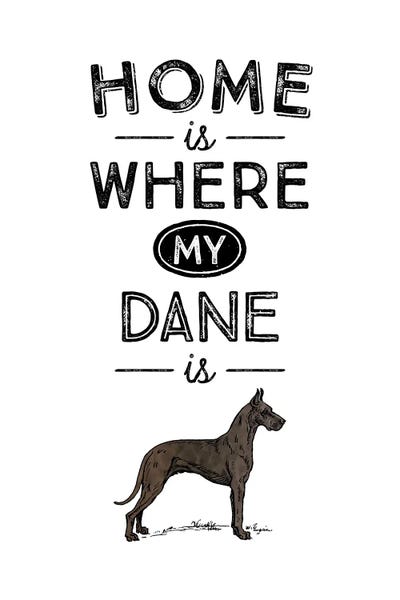 Great Danes: Dane by Alchera Design Posters