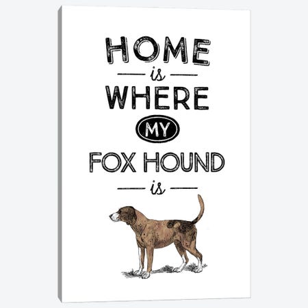 Fox Hound Canvas Print #ACE30} by Alchera Design Posters Canvas Art Print