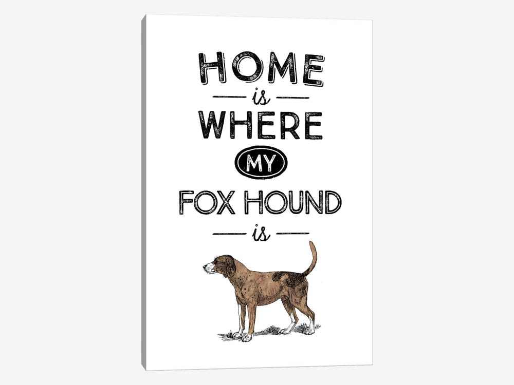 Fox Hound by Alchera Design Posters 1-piece Canvas Art Print