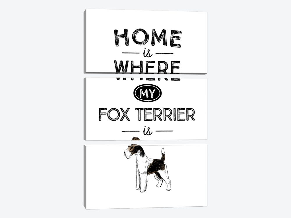 Fox Terrier by Alchera Design Posters 3-piece Canvas Artwork