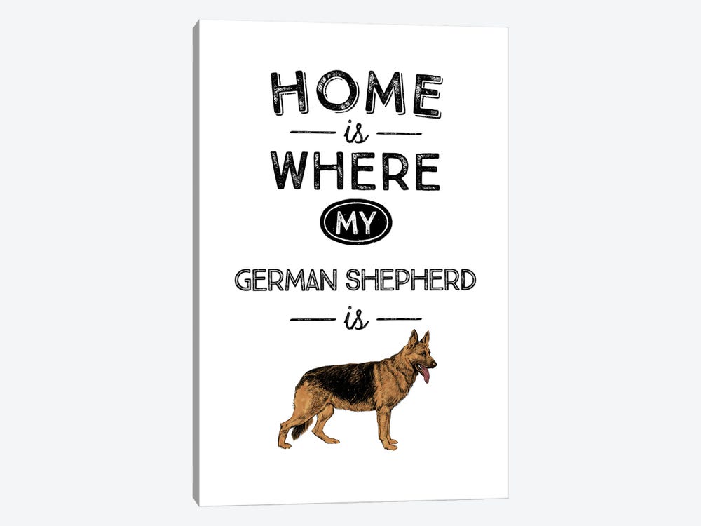 German Shepherd by Alchera Design Posters 1-piece Art Print