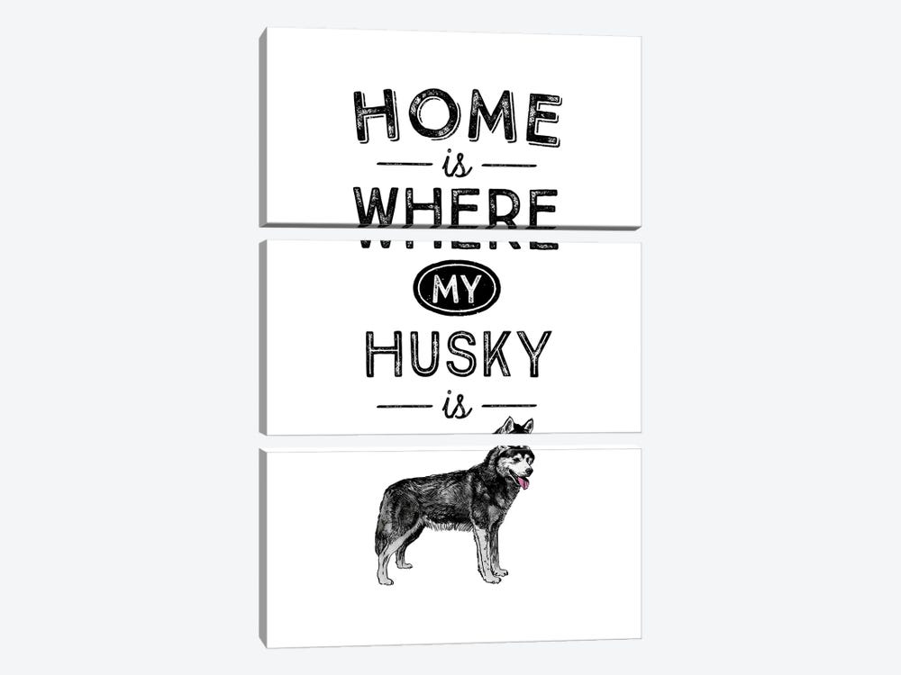 Husky by Alchera Design Posters 3-piece Canvas Art Print