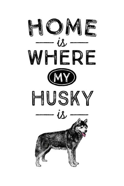 Siberian Huskies: Husky by Alchera Design Posters