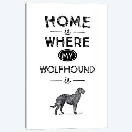 Irish Wolfhound Canvas Print #ACE38} by Alchera Design Posters Canvas Print