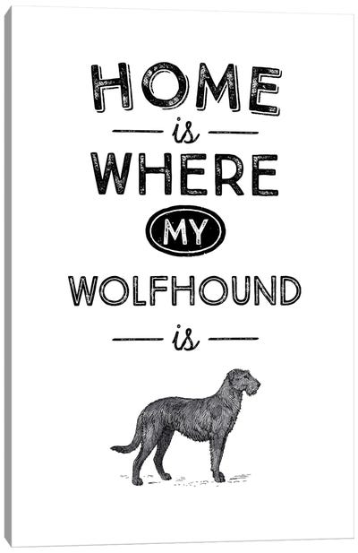 Irish Wolfhound Canvas Art Print - Alchera Design Posters