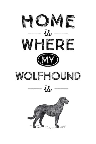 Irish Wolfhounds: Irish Wolfhound by Alchera Design Posters